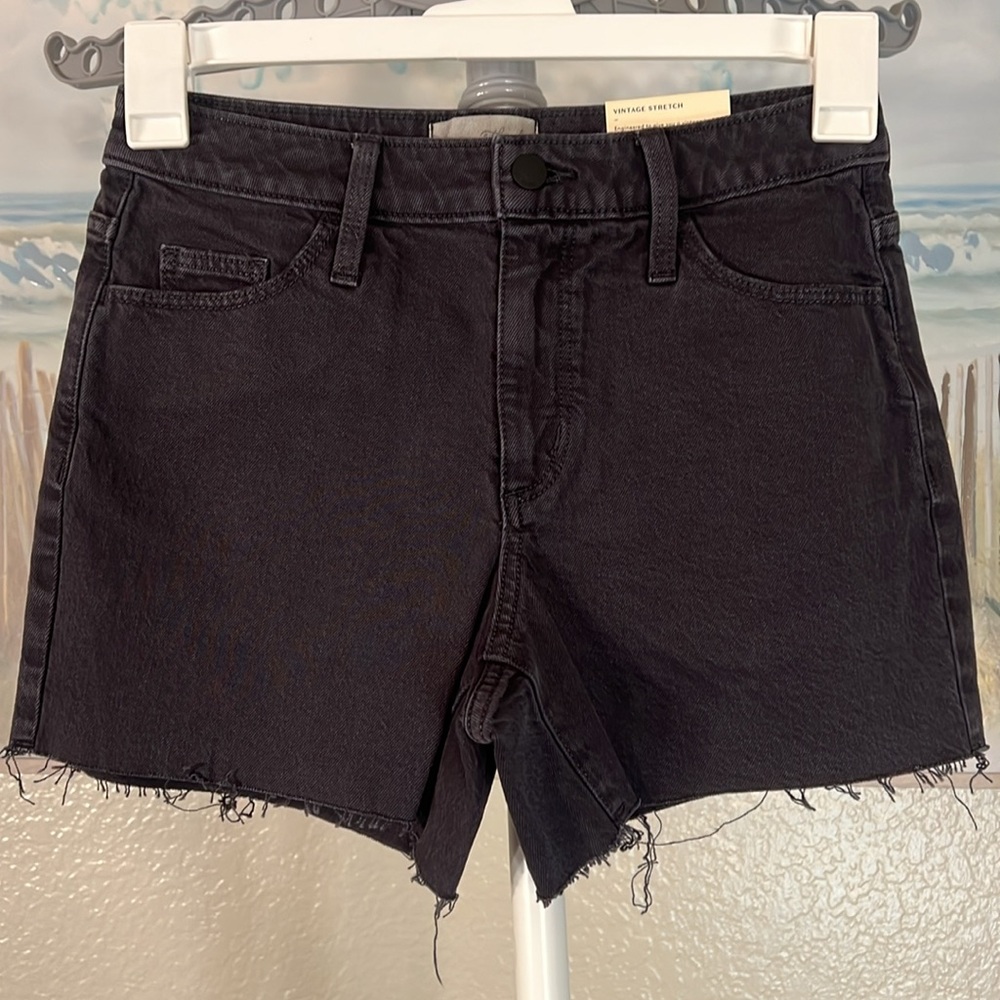 Women's Black Denim Shorts